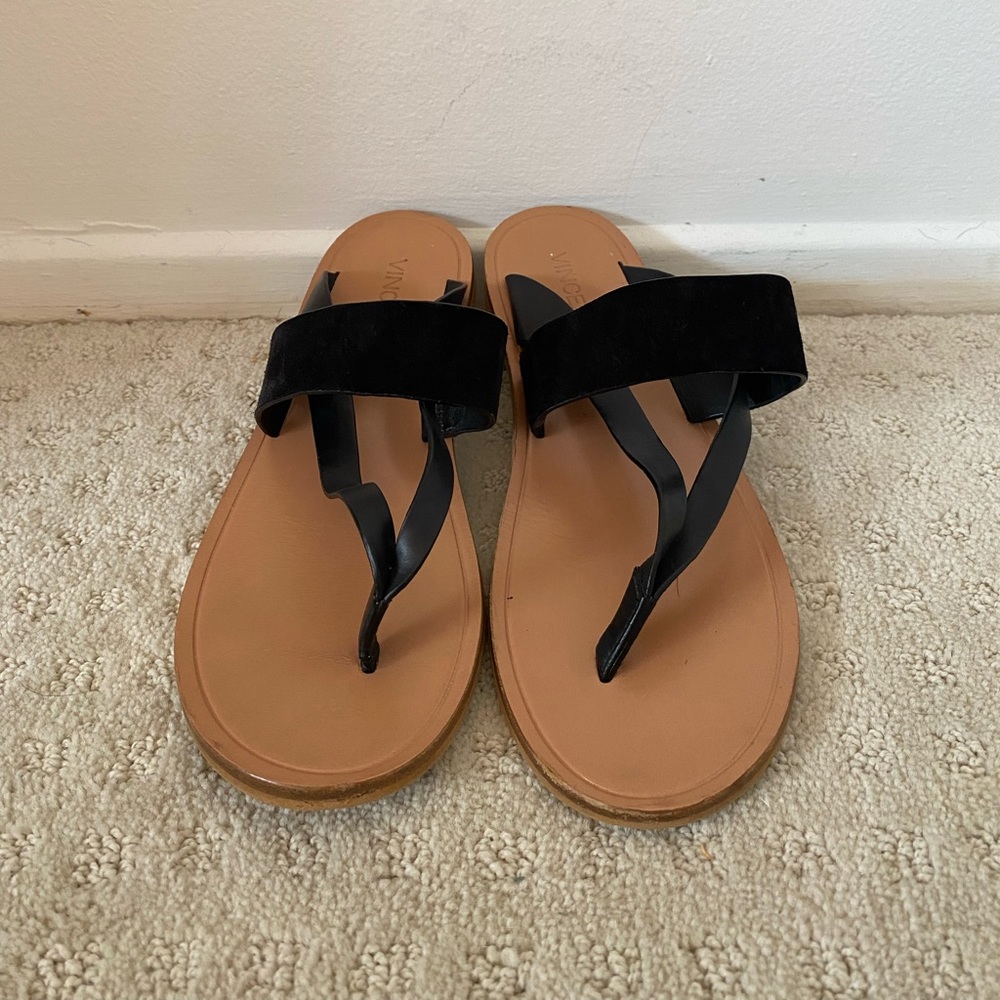 Vince Suede Slides/Flip Flops - image 2